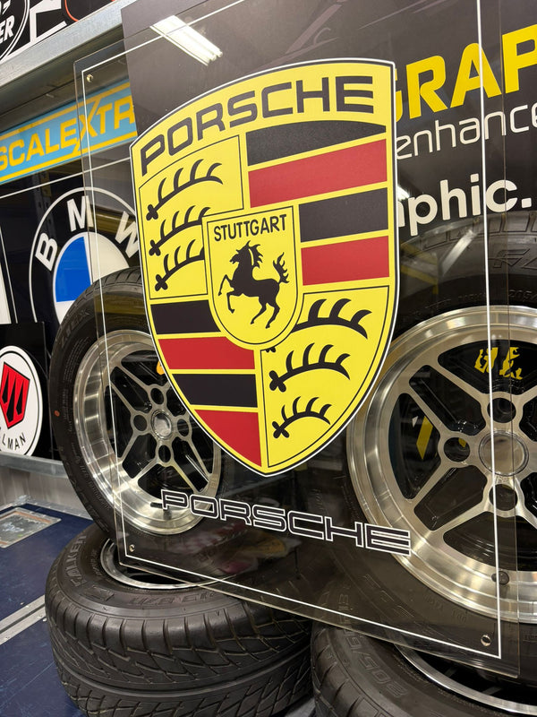 PORSCHE Logo - Limited Edition Sign