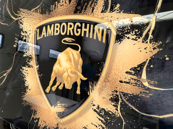 LAMBORGHINI - Large Badge Art Sign