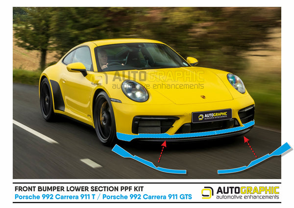 Porsche PPF Front Bumper Lower Section