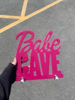 Woman / babe Cave Sign