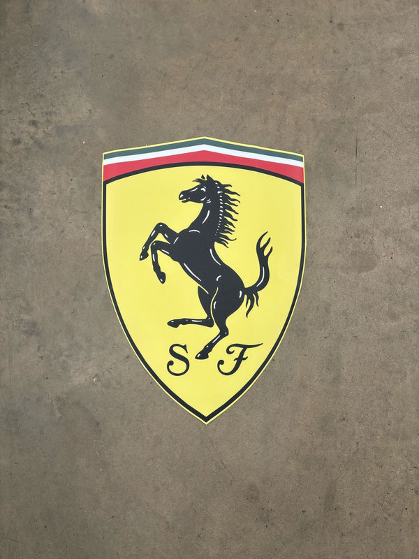 Ferrari Logo - Floor Decal