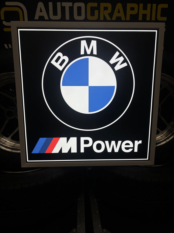 BMW - M Power Square Illuminated Sign