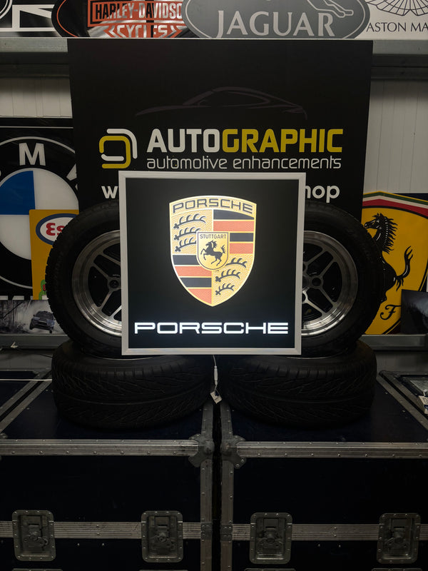 PORSCHE - Badge Square Light Box