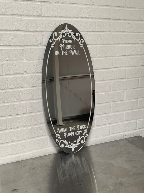 Mirror Mirror On The Wall... - Funny Mirror Sign