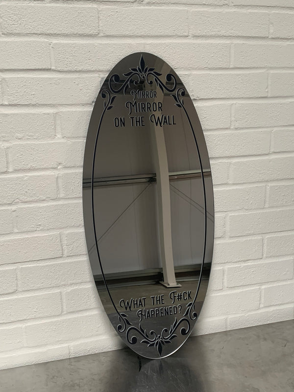 Mirror Mirror On The Wall... - Funny Mirror Sign