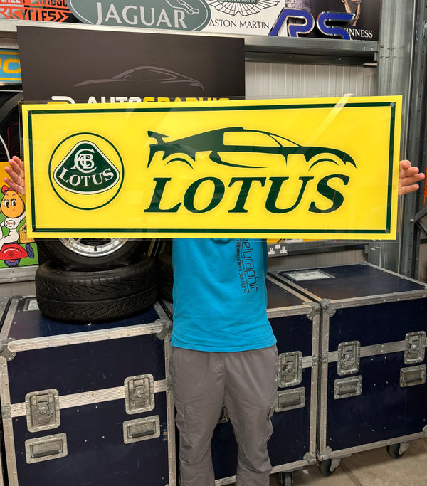 LOTUS Very Large Sign Silhouette and Badge