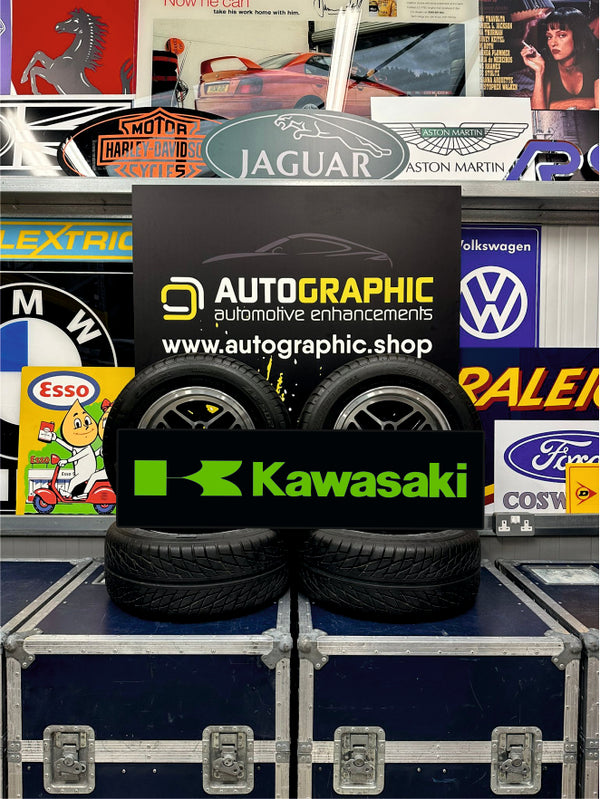 Kawasaki - Long Metal Sign