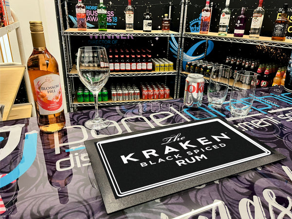 The kraken Spiced Rum - Bar Mat