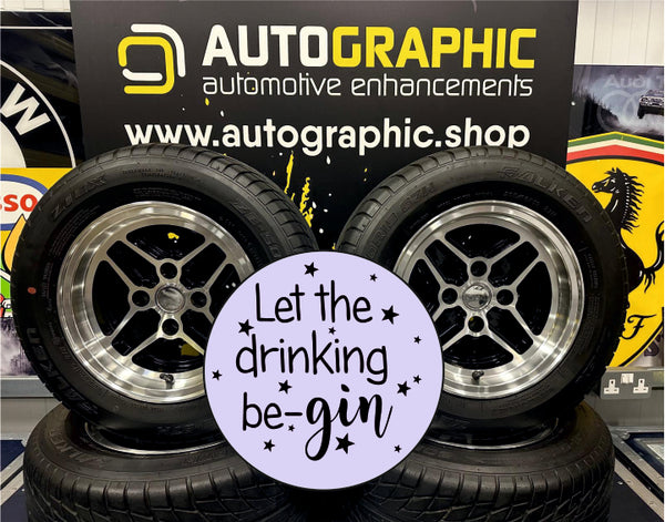 Let The Drinking Be-Gin - Circle Sign