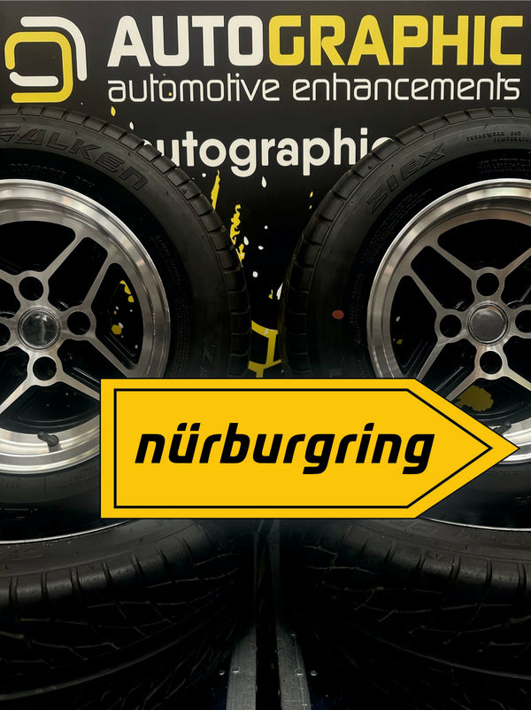 Nürburgring Motorsport - Road Sign - Arrow