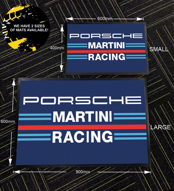 PORSCHE - Martini Floor Mat