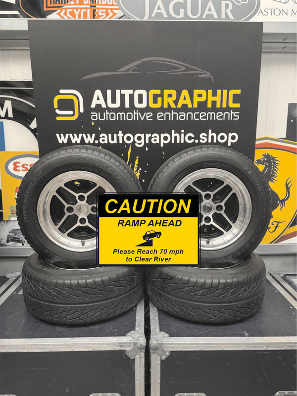 Caution : Ramp Ahead - A2/A3 Sign