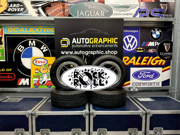 Rock n Roll - Oval Sign