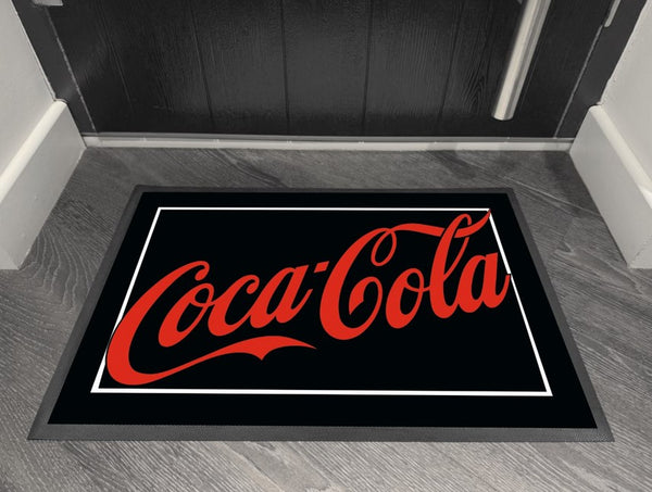 COCA-COLA - Floor Mat White Red and White