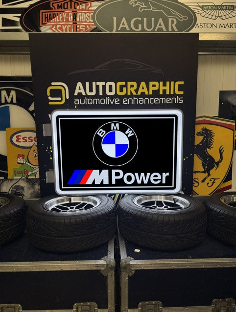 BMW M Power Illuminated Plug-In Sign