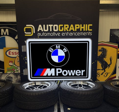 BMW M Power Illuminated Plug-In Sign