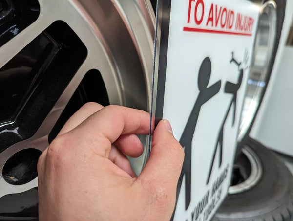 WARNING Never argue with a woman