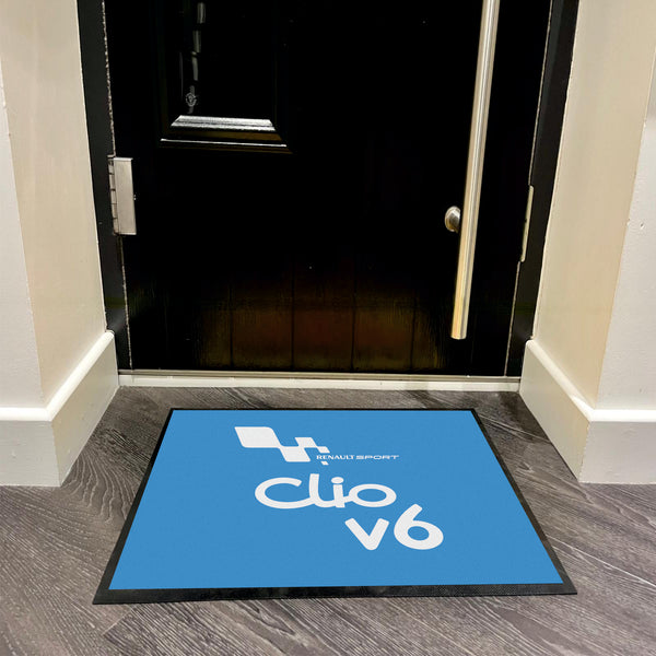 RENAULT - Clio V6 Logo Illiard Blue Floor Mat