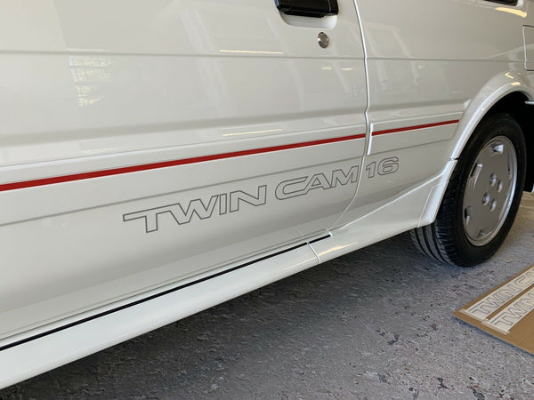 TOYOTA AE82 GT Twin Cam OEM Corolla Decal + Red Stripe Kit