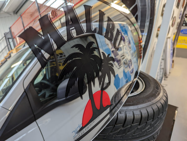 MALIBU RUM Mirror Sign