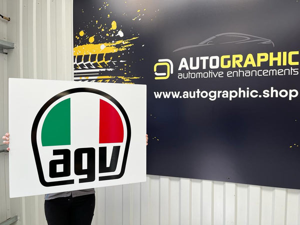 AGV Helmet Sign