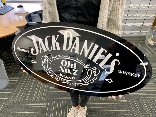 JACK DANIELS Whiskey - Oval Sign