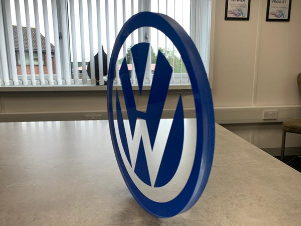 VOLKSWAGEN VW Campervan Logo Acrylic Coasters (Pack of 4)