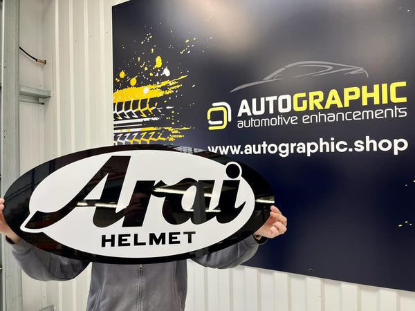 ARAI Helmet Sign