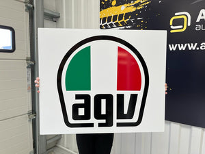 AGV Helmet Sign