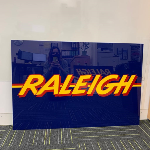 RALEIGH Sign - Blue