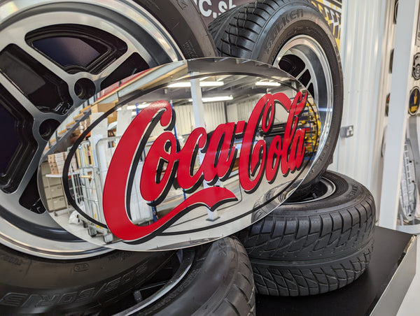 COCA-COLA Mirror Logo Sign
