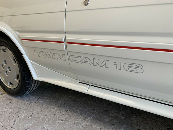 TOYOTA AE82 GT Twin Cam OEM Corolla Decal + Red Stripe Kit