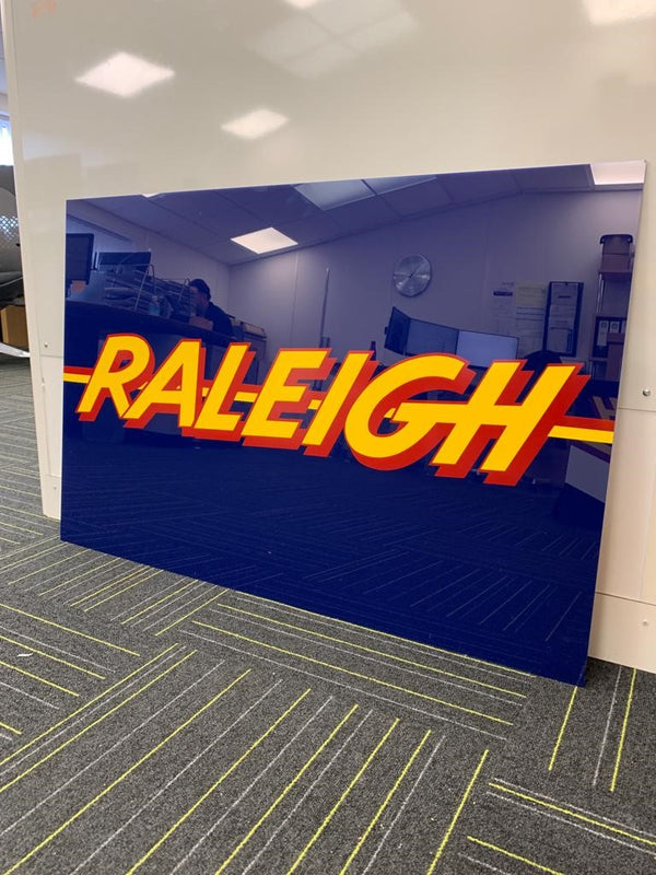 RALEIGH Sign - Blue