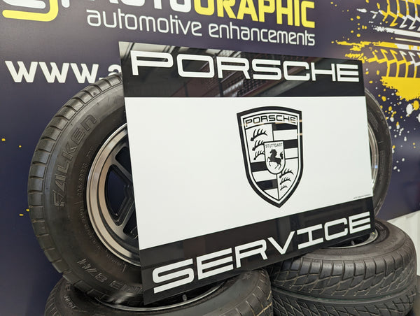 PORSCHE Service Sign