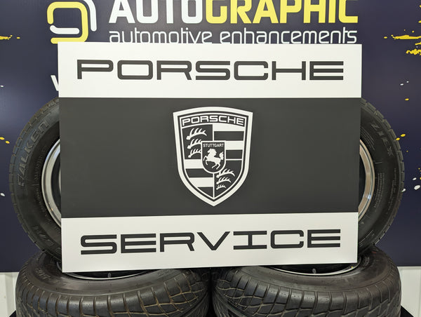 PORSCHE Service Sign - Lightweight