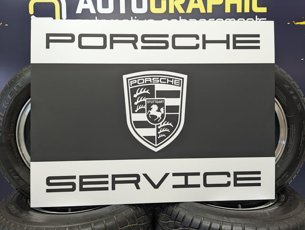 PORSCHE Service Sign - Lightweight