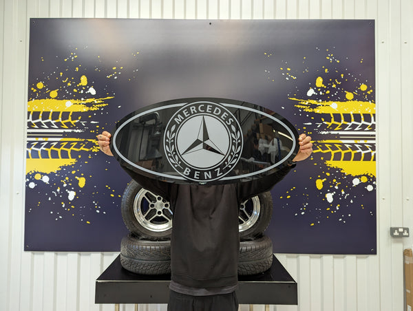 MERCEDES-BENZ - Oval Sign