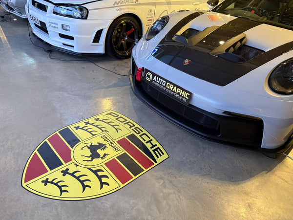 PORSCHE - Garage Floor Graphics