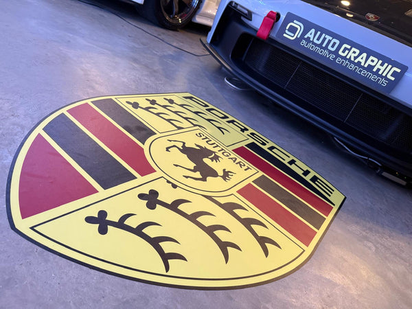 PORSCHE - Garage Floor Graphics