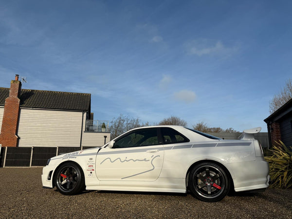 ' Mine's ' Nissan R34 GTR Decal Sticker Set JDM