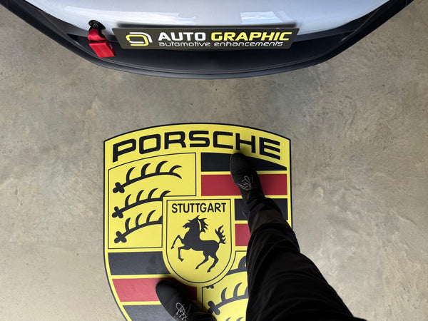 PORSCHE - Garage Floor Graphics