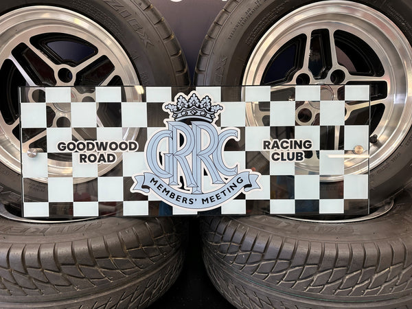 GOODWOOD - Road Racing Club Members Meeting Sign