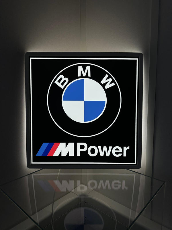 BMW - M Power Square Illuminated Sign