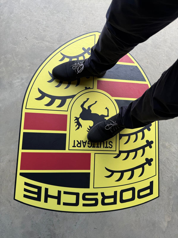 PORSCHE - Garage Floor Graphics