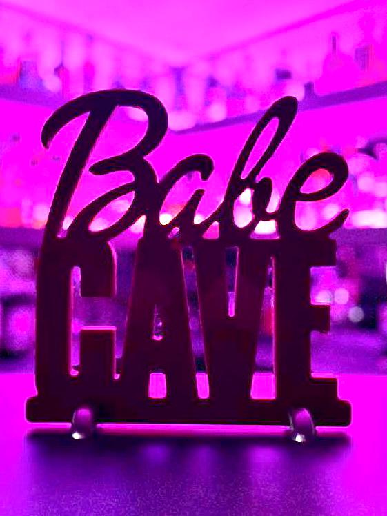Woman / babe Cave Sign