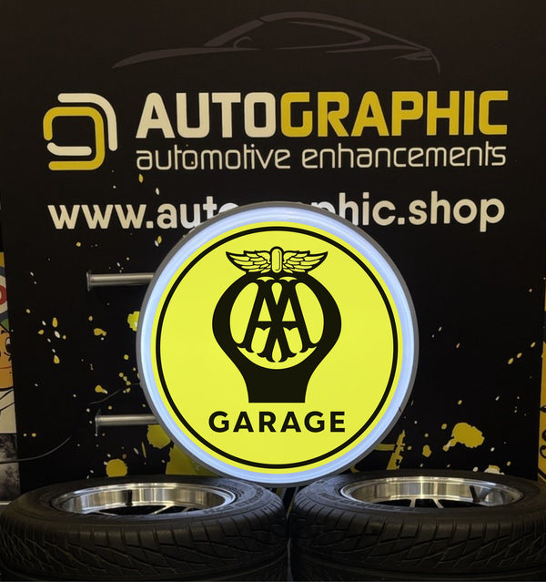 AA Garage - Double Sided Light Box