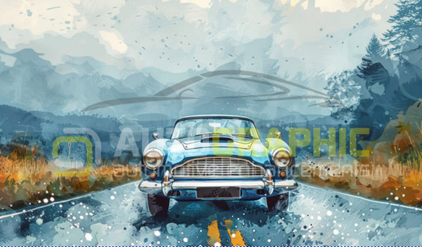 ASTON MARTIN POSTER - 111cm x 65cm