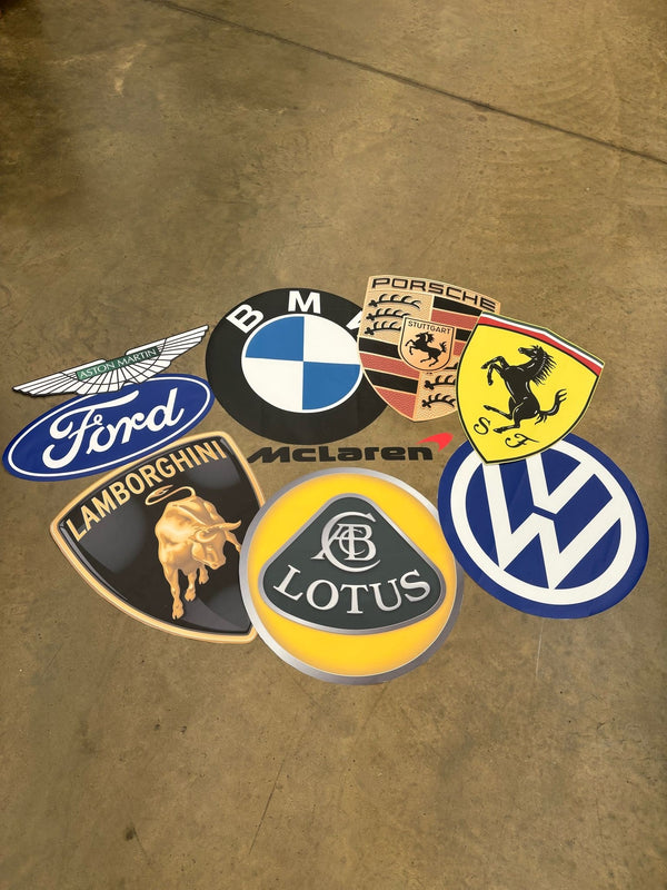 Porsche Logo - Floor Decal