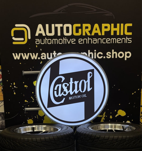 Castrol Logo - Double Sided Light Box