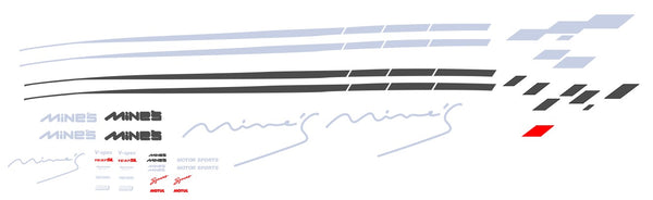 ' Mine's ' Nissan R34 GTR Decal Sticker Set JDM